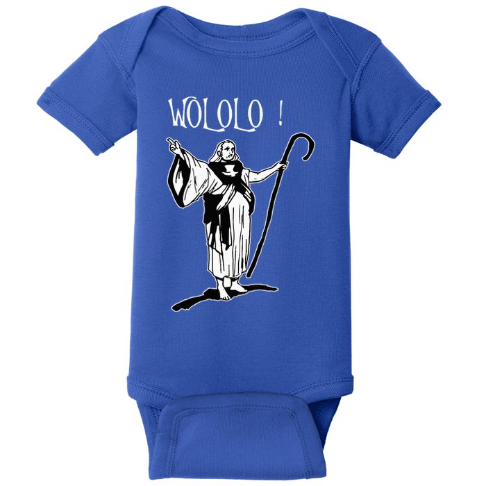 Geek For Empire Game Fans Monk Age Wololo Baby Bodysuit
