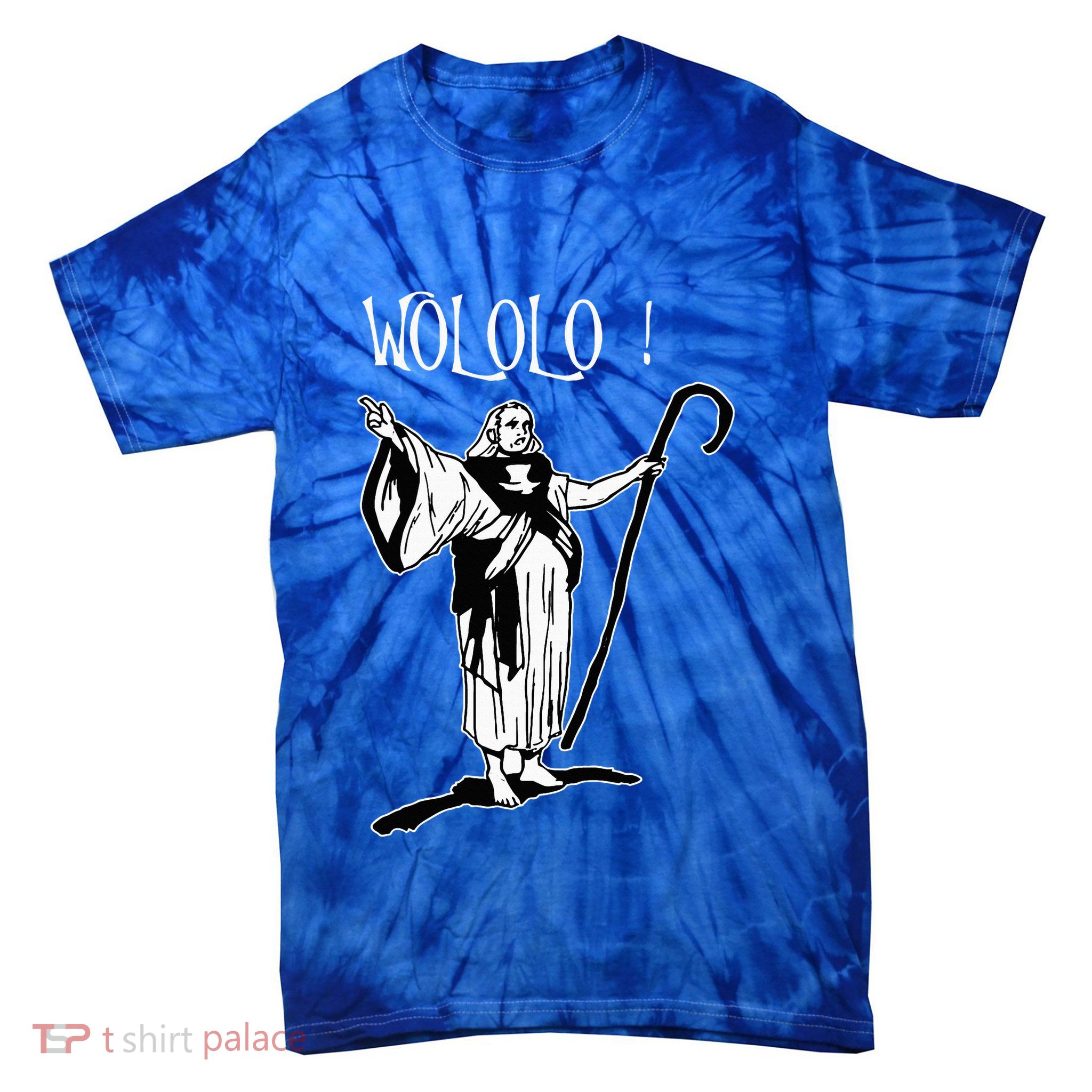 Geek For Empire Game Fans Monk Age Wololo Tie-Dye T-Shirt