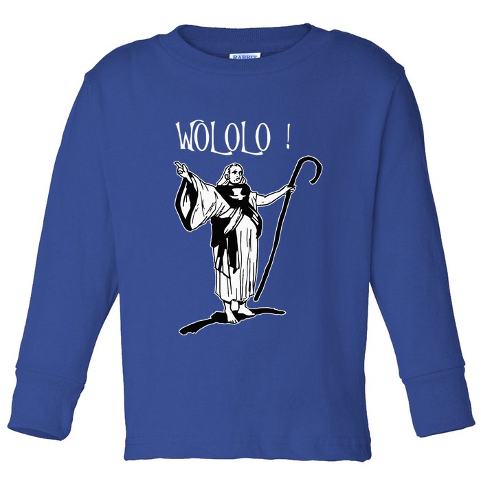 Geek For Empire Game Fans Monk Age Wololo Toddler Long Sleeve Shirt