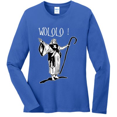 Geek For Empire Game Fans Monk Age Wololo Ladies Long Sleeve Shirt