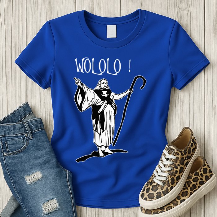 Geek For Empire Game Fans Monk Age Wololo Womens T-Shirt