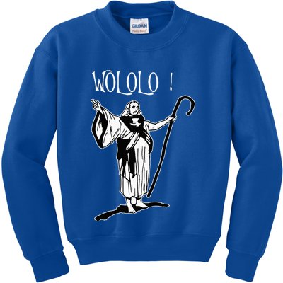 Geek For Empire Game Fans Monk Age Wololo Kids Sweatshirt
