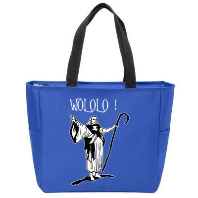 Geek For Empire Game Fans Monk Age Wololo Zip Tote Bag
