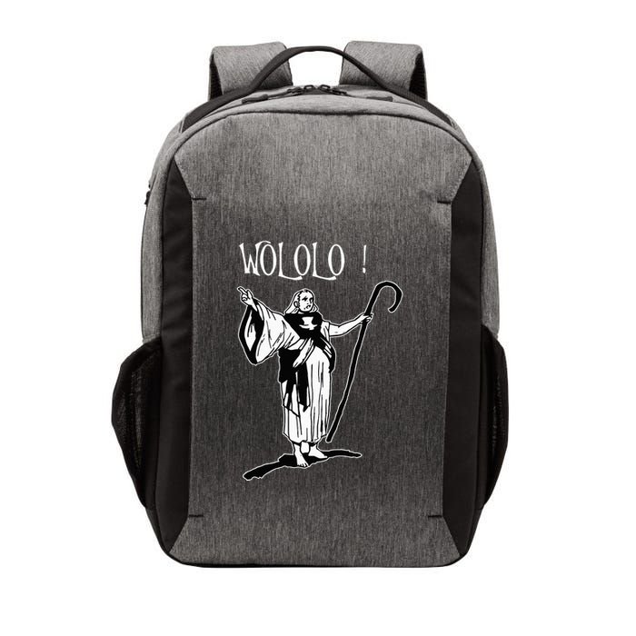Geek For Empire Game Fans Monk Age Wololo Vector Backpack