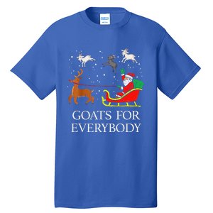 Goats For Everybody Christmas Goat Funny Xmas Tall T-Shirt