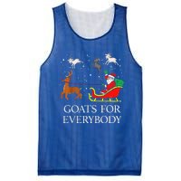 Goats For Everybody Christmas Goat Funny Xmas Mesh Reversible Basketball Jersey Tank