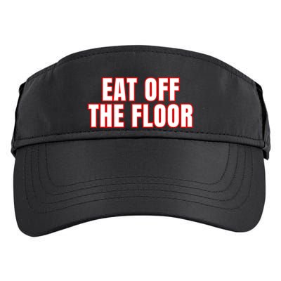 Georgia Football Eat Off The Floor Adult Drive Performance Visor