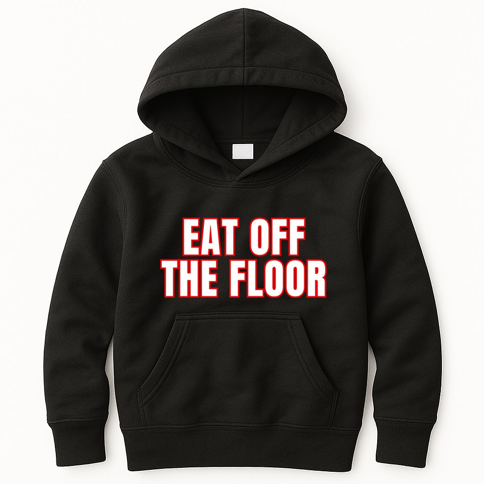 Georgia Football Eat Off The Floor Kids Hoodie