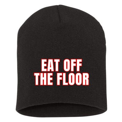 Georgia Football Eat Off The Floor Short Acrylic Beanie