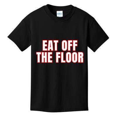 Georgia Football Eat Off The Floor Kids T-Shirt