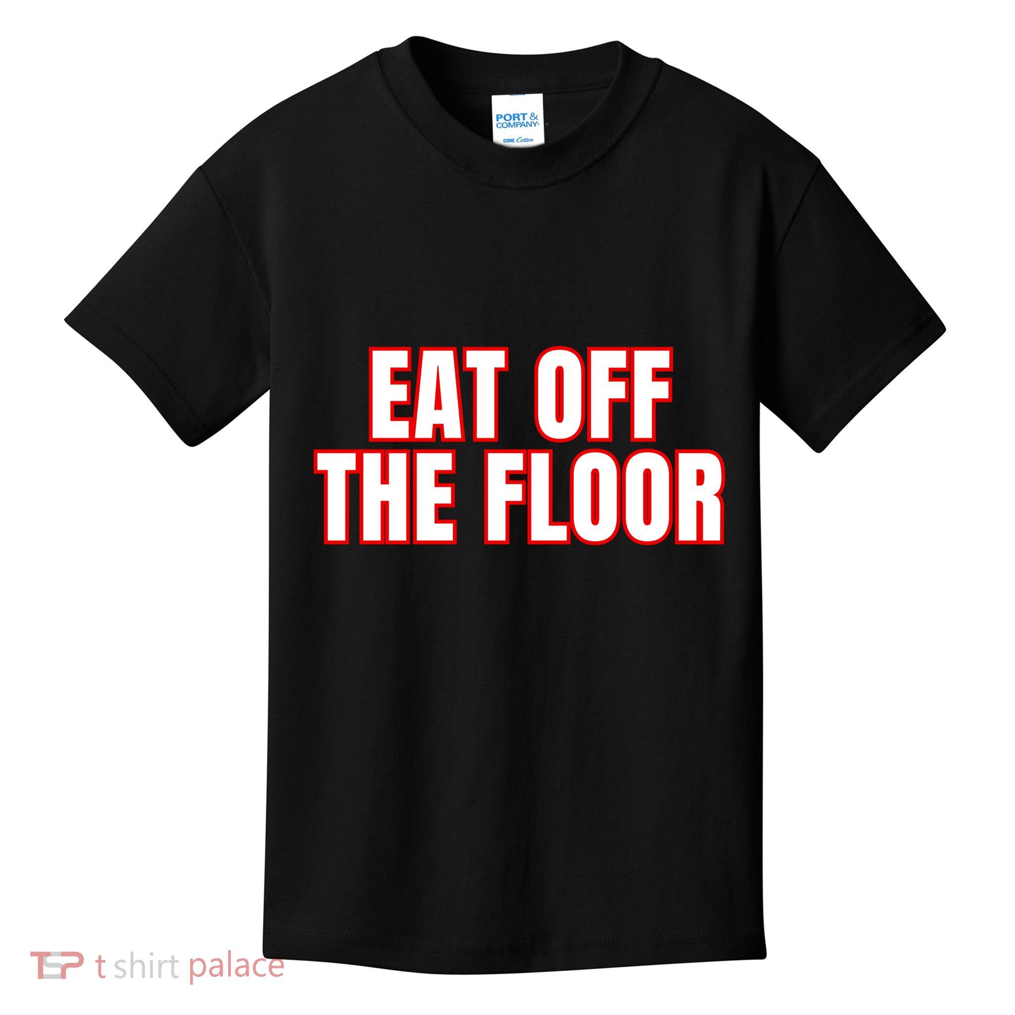 Georgia Football Eat Off The Floor Kids T-Shirt