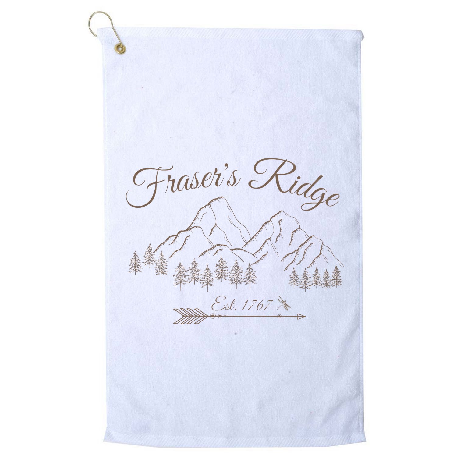 Gainesville Florida Fl Vintage Established Sports Design Golf Towel