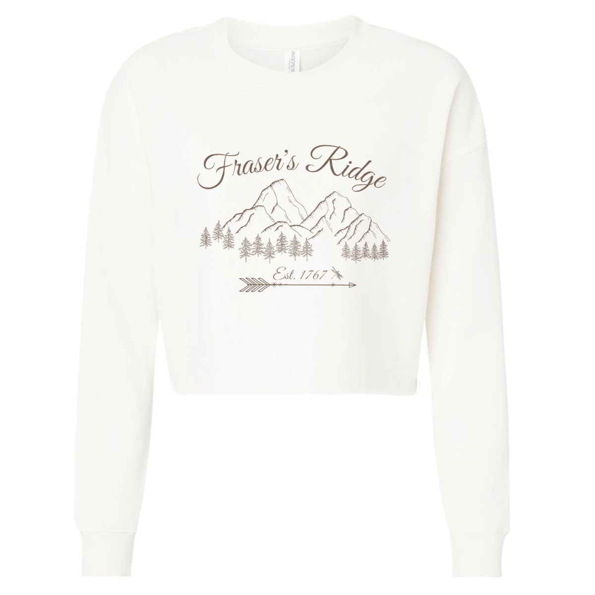 Gainesville Florida Fl Vintage Established Sports Design Cropped Pullover Crew
