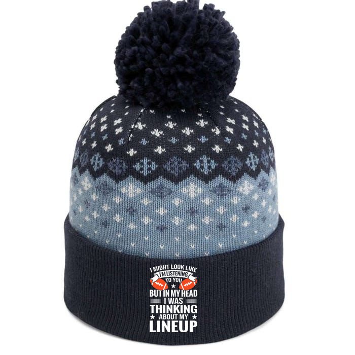 Goalkeeper Fantasy Football Rugby Goalkeeper League Goalie The Baniff Cuffed Pom Beanie