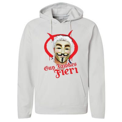 Guy Fawkes Fieri Performance Fleece Hoodie