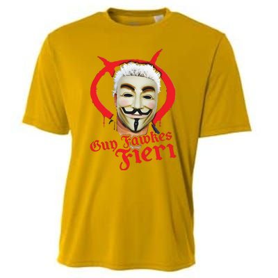 Guy Fawkes Fieri Cooling Performance Crew T-Shirt