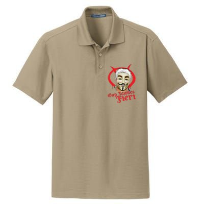 Guy Fawkes Fieri Dry Zone Grid Polo