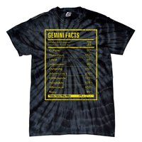 Gemini Facts For Wo Funny Zodiac Gift Tie-Dye T-Shirt