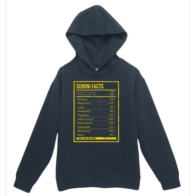 Gemini Facts For Wo Funny Zodiac Gift Urban Pullover Hoodie