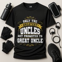 Gift for First Time Great Uncle Uncles Great Uncle Performance Shirt