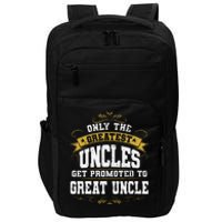 Gift for First Time Great Uncle Uncles Great Uncle Impact Tech Backpack