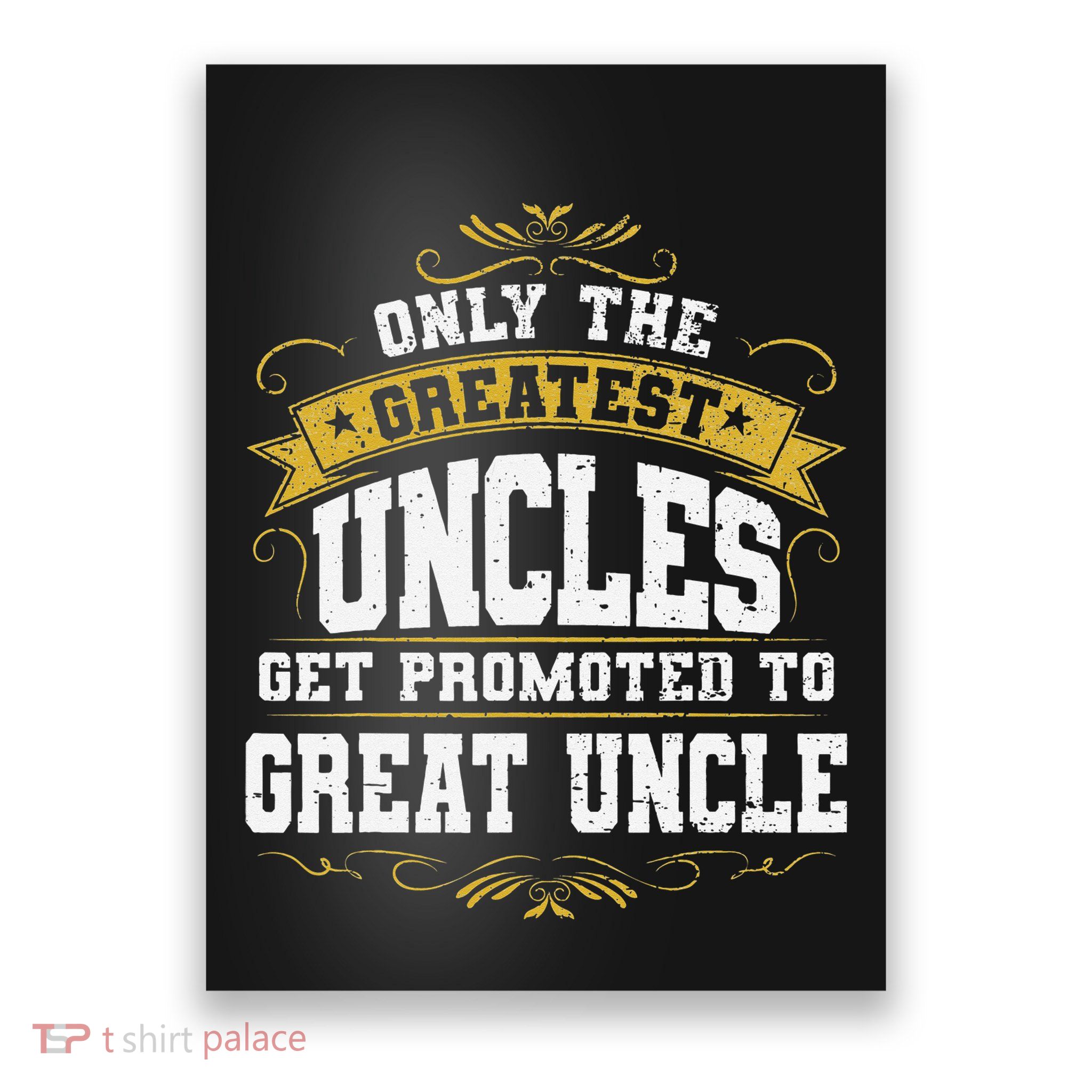 Gift for First Time Great Uncle Uncles Great Uncle Poster