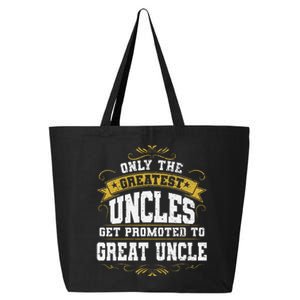 Gift for First Time Great Uncle Uncles Great Uncle 25L Jumbo Tote