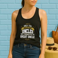 Gift for First Time Great Uncle Uncles Great Uncle Womens Tank Top