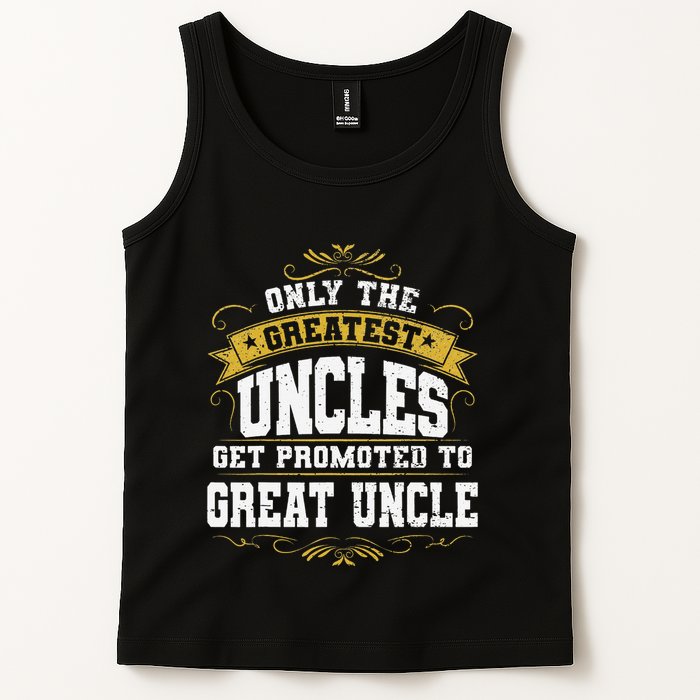 Gift for First Time Great Uncle Uncles Great Uncle Tank Top
