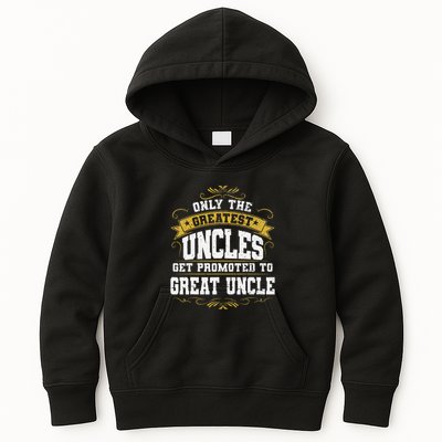 Gift for First Time Great Uncle Uncles Great Uncle Kids Hoodie