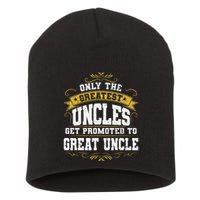 Gift for First Time Great Uncle Uncles Great Uncle Short Acrylic Beanie
