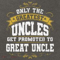 Gift for First Time Great Uncle Uncles Great Uncle Cotton Canvas Backpack