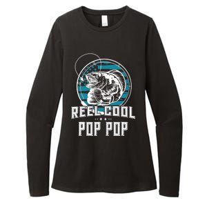 Gift For Fathers Day Tee - Reel Cool Pop Pop Fishing Womens CVC Long Sleeve Shirt