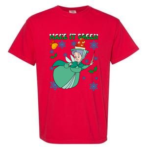 Good Fairy Fauna Make It Green Fauna Christmas Lights Garment-Dyed Heavyweight T-Shirt