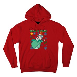 Good Fairy Fauna Make It Green Fauna Christmas Lights Hoodie