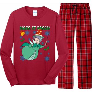 Good Fairy Fauna Make It Green Fauna Christmas Lights Long Sleeve Pajama Set