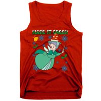 Good Fairy Fauna Make It Green Fauna Christmas Lights Tank Top