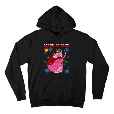 Good Fairy Flora Make It Flora Christmas Lights Hoodie