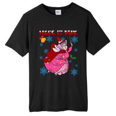 Good Fairy Flora Make It Flora Christmas Lights Tall Fusion ChromaSoft Performance T-Shirt