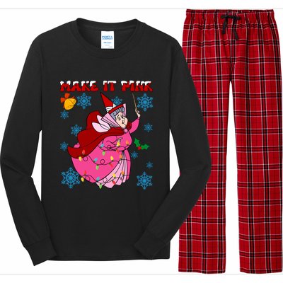 Good Fairy Flora Make It Flora Christmas Lights Long Sleeve Pajama Set