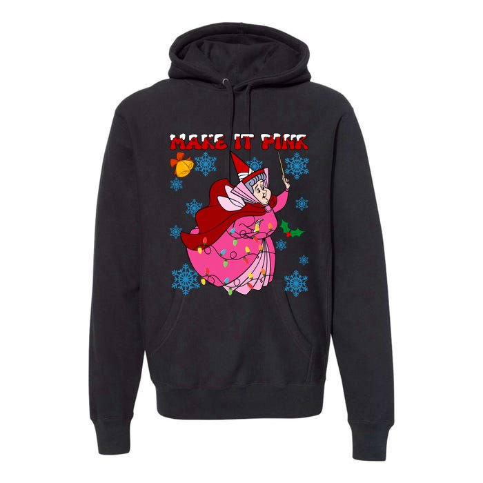 Good Fairy Flora Make It Flora Christmas Lights Premium Hoodie