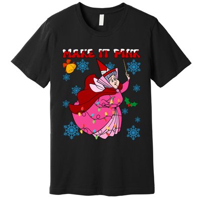 Good Fairy Flora Make It Flora Christmas Lights Premium T-Shirt