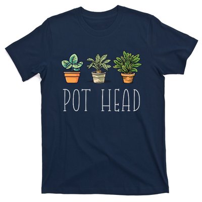 Gardening Farmer Funny Pot Head Plants Gardener Mom T-Shirt