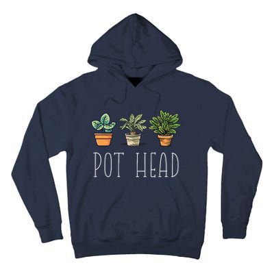 Gardening Farmer Funny Pot Head Plants Gardener Mom Tall Hoodie