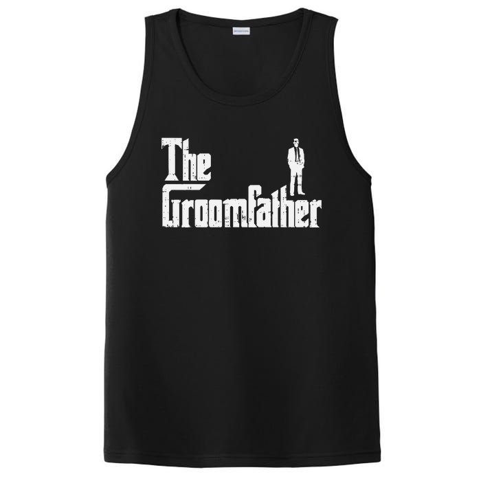 Groom Father Funny Wedding Party Rehearsal Dinner Dad PosiCharge Competitor Tank