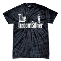 Groom Father Funny Wedding Party Rehearsal Dinner Dad Tie-Dye T-Shirt