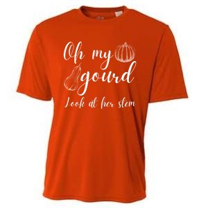 Gourd Funny Fall Pun Oh My Gourd Great Gift Cooling Performance Crew T-Shirt