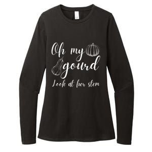 Gourd Funny Fall Pun Oh My Gourd Great Gift Womens CVC Long Sleeve Shirt