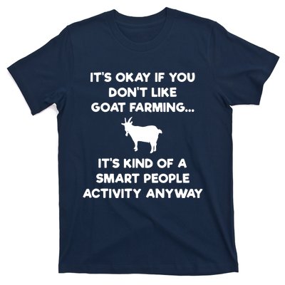 Goat Farmer Funny Smart Goat Farming Gift T-Shirt