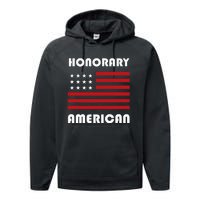 Gift For Foreign Exchange Students Funny Honorary American Performance Fleece Hoodie